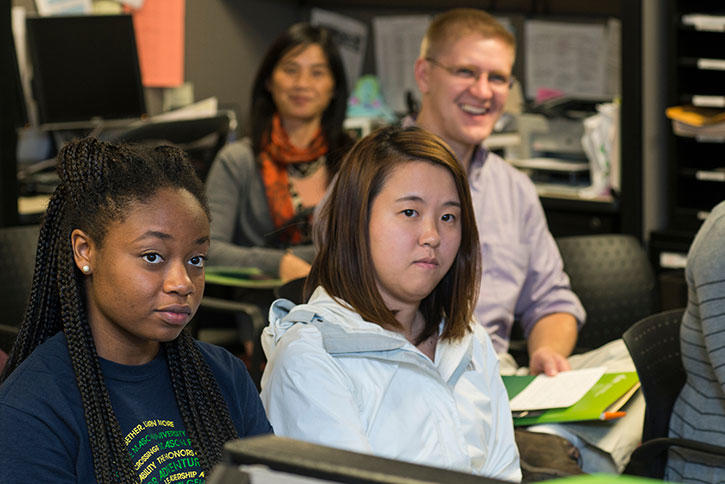 The College of Education and Human Development hosts an academic advising session for undergraduates interested in becoming teachers